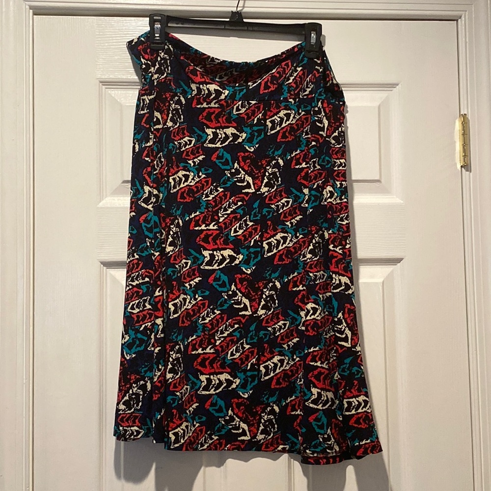 LuLaRoe Azure Skirt Patriotic Print 3XL